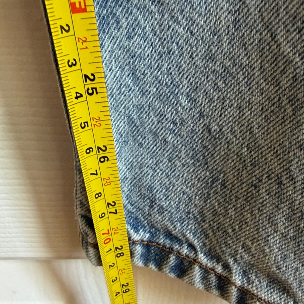 Revice V Cut Waist Jeans Size 26 Low Rise Light Wash Y2K Straight Leg - Picture 14 of 16